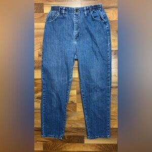 Lee Pure Bareback Relaxed Fit High Rise Jeans Women’s 12 Short Tapered Denim